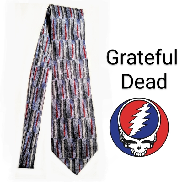 Rare Grateful Dead 100% Silk Tie - Picture 1 of 2